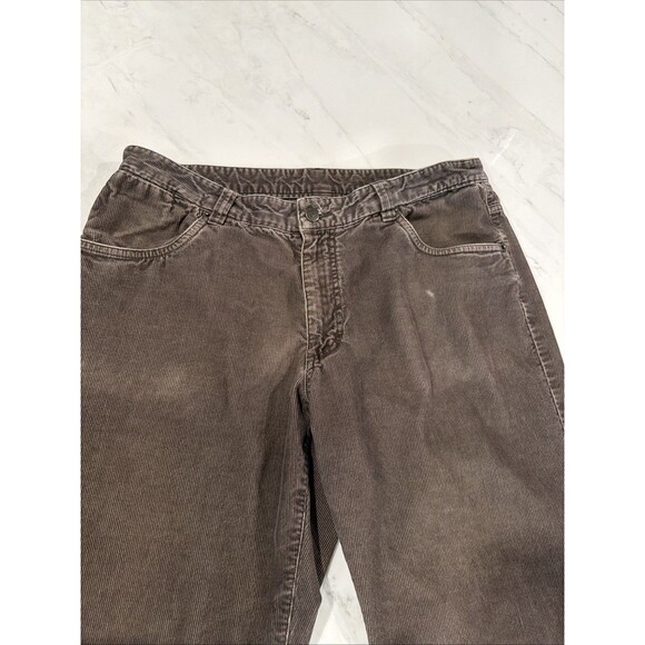 Rugged Patagonia Men's Organic Cotton Corduroy Jeans Straight Leg Brown 36x30 - Picture 2 of 8